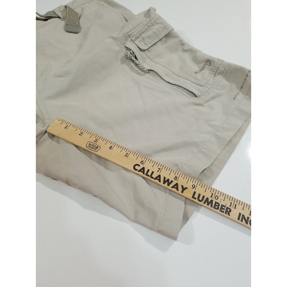 Columbia GRT Cargo Shorts Mens  Large Khaki Pockets Outdoors Hiking Fishing - Picture 11 of 11